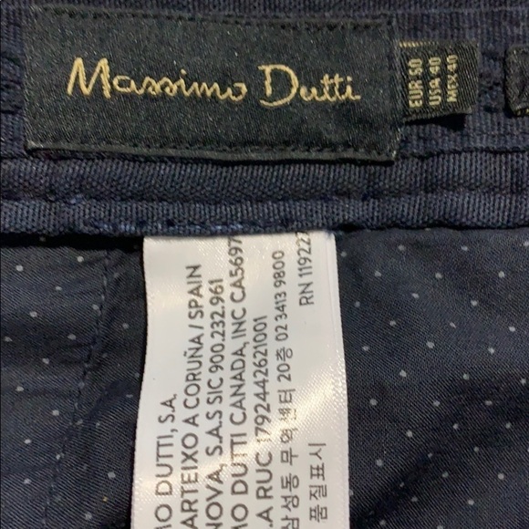 NWOT. Massimo Dutti Blue Bermuda Shorts. Size 40. - Picture 7 of 10